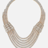 Gold Plated Womens Short Necklace