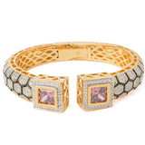 Florence Gold Plated Pink Womens Kada