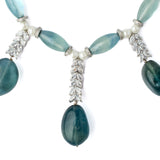 Florence Green Womens Beaded Short Necklace set (Freesize)