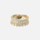 Zia 2.0 Silver Plated Womens Zircon Ring