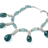 Florence Green Womens Beaded Short Necklace set (Freesize)