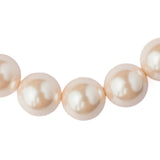 Florence White Womens Pearl Short Necklace set (Freesize)
