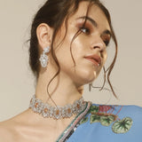 Aarvini Zircon Choker Set
