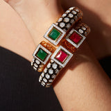 Florence Gold Plated Red Womens Kada