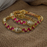 Selene Synthetic Stone Bangles