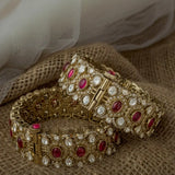 Rekha Kundan Polki Bangles