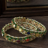 Suhaira Kundan Polki Bangles