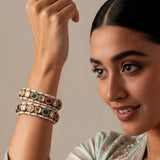 Suhaira Kundan Polki Bangles