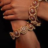Zahira Kundan Polki Bangles