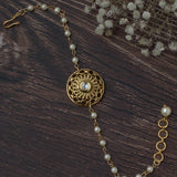 Gold Plated Womens Beaded Bracelet