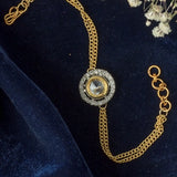 Gold Plated Womens Zircon Bracelet