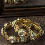 Nevarin Kundan Polki Bangles
