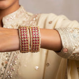Rehira Kundan Polki Bangles
