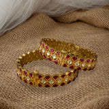 Nooraya Kundan Polki Bangles