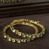 Yashira Kundan Polki Bangles