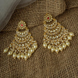 Tavina Kundan Polki Earrings