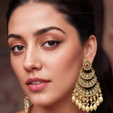 Tavina Kundan Polki Earrings