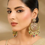 Polki Chandelier Earrings