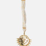 Gold Plated Pink Womens Kundan, Polki Maangtikka