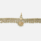 Gold Plated Womens Kundan, Polki Maathapatti