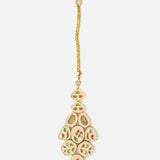 Gold Plated Womens Kundan, Polki Maangtikka