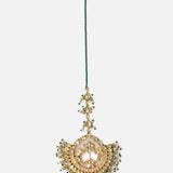 Gold Plated Womens Kundan, Polki Maangtikka