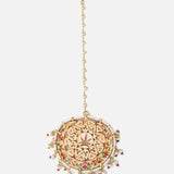 Gold Plated Womens Kundan, Polki Maangtikka