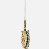 Gold Plated Womens Kundan, Polki Maangtikka