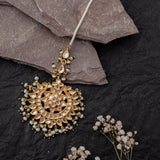 Gold Plated Womens Kundan, Polki Maangtikka