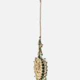 Gold Plated Womens Kundan, Polki Maangtikka