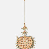 Gold Plated Womens Kundan, Polki Maangtikka