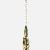 Gold Plated Womens Kundan, Polki Maangtikka