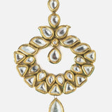 Gold Plated Womens Kundan & Polki Maangtikka