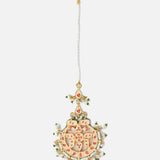 Gold Plated Womens Kundan, Polki Maangtikka