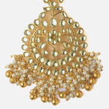 Gold Plated Womens Kundan & Polki Maangtikka