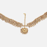 Gold Plated Womens Kundan, Polki Maathapatti