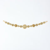 Saadgi Gold Plated Kundan, Polki Womens Maathapatti
