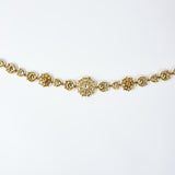 Saadgi Gold Plated Kundan, Polki Womens Maathapatti
