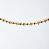 Saadgi Gold Plated Red Kundan, Polki Womens Maathapatti