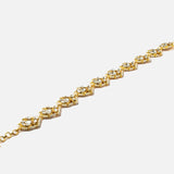 Gold Plated White Womens Kundan, Polki Maathapatti