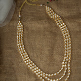 Gold Finish Kundan Polki Layered Necklace