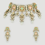Meera Kundan Polki Choker Set