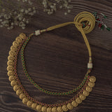 Gold Plated Multicolored Womens Short Necklace set