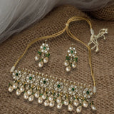 Meherika Kundan Polki Necklace Set