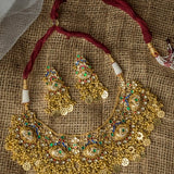 Avelisse Synthetic Stone Necklace Set