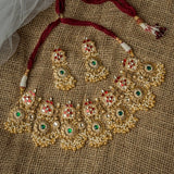 Sharvani Kundan Polki Necklace Set