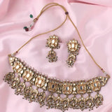Anvika Kundan Polki Choker Set