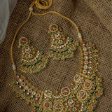Navisha Synthetic Stone Necklace Set