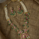 Rajvani Kundan Polki Necklace Set