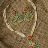 Yashvika Kundan Polki Necklace Set